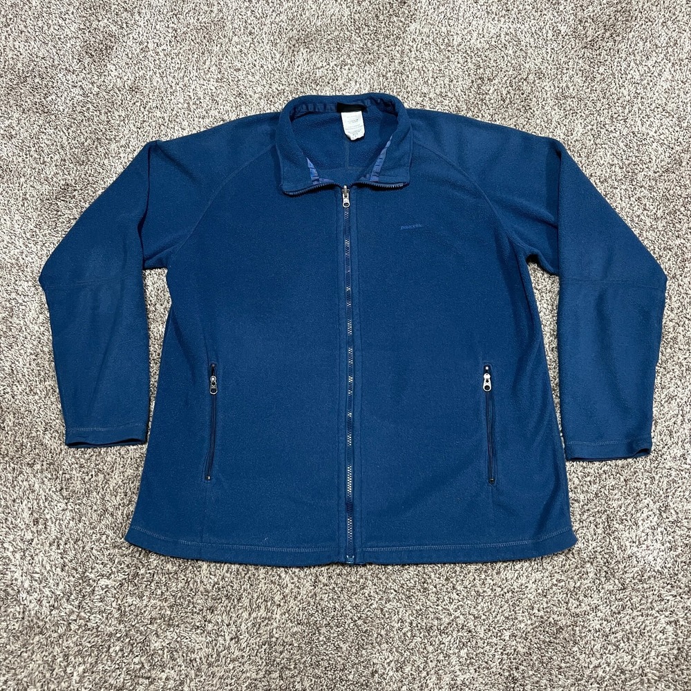 VTG Y2K Patagonia Synchilla El Cap Fleece Jacket Blue Full Zip L Hike Outdoor